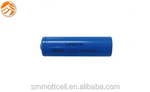 Bateria IFR14500 de 3,2 V de 600 mAh 3