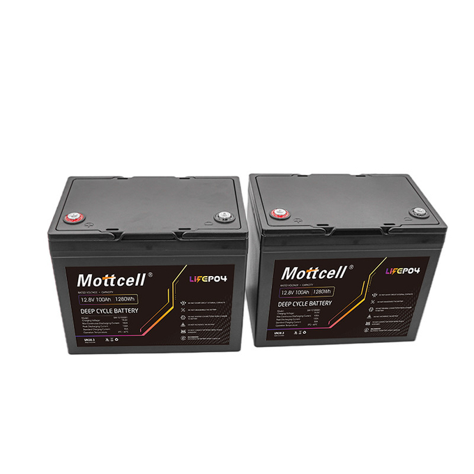 Bateria de lítio de ciclo profundo de 12 V de longa duração 100Ah Bateria de íons de lítio 11 kg Peso 1