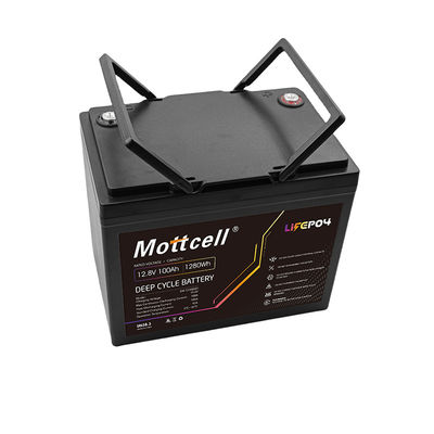 Long Life 12V LiFePO4 Bateria Módulo Capacidade 100Ah Leve ABS/PVC Casing
