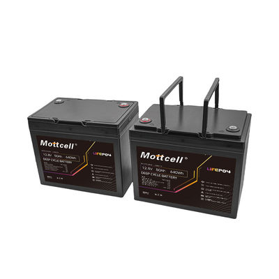 IP67 Protegido 50A 12V Lifepo4 Bateria M8 Terminal 640Wh Capacidade / 3000-5000 Ciclos