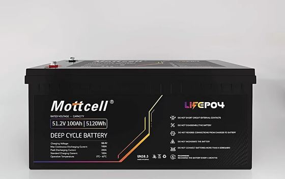 LiFePO4 Bateria de lítio industrial 48V 100Ah Para empilhadeira elétrica e energia solar