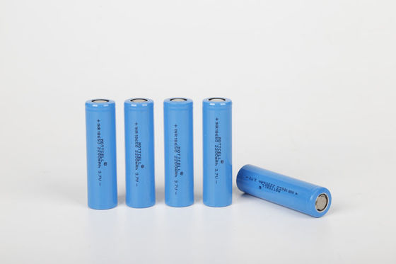 IEC62133 Bateria de lítio de alta temperatura de íons de lítio de cilindro 18650 3.7v 2600mah
