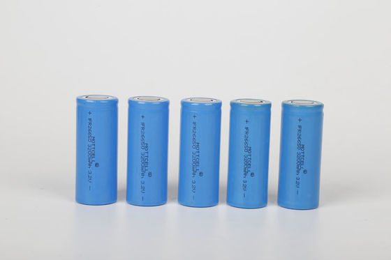 3.2V 6000mah Célula de bateria de cilindro recarregável de ciclo profundo 32700 32650 Célula Lifepo4