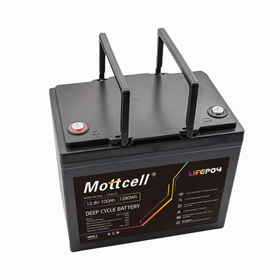 Capacidade Lifepo4 Bateria recarregável de 12V - Proteção IP67 de 100Ah