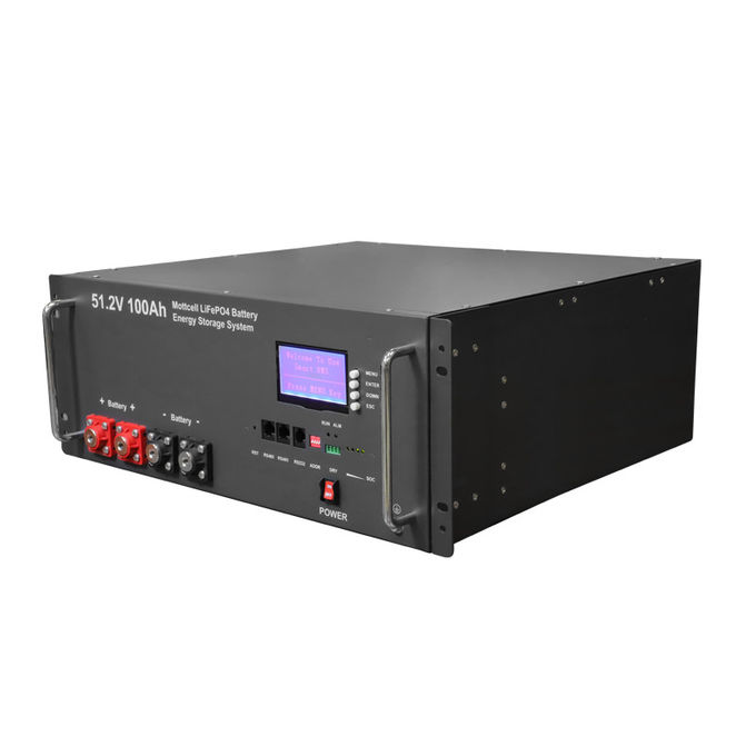 48V 100h Lifepo4 19 RACK ESS Bateria de lítio industrial Sistema de armazenamento de energia para telecomunicações 2