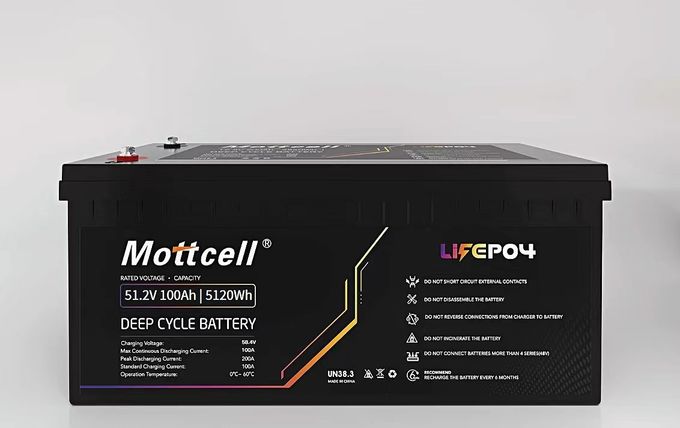 LiFePO4 Bateria de lítio industrial 48V 100Ah Para empilhadeira elétrica e energia solar 3